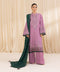 2 Piece - Embroidered Khaddar Suit